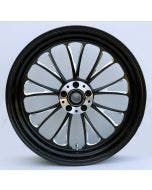 Ultima 37-671 Black Manhattan Aluminum Front Wheel 16"x3.5" Dual Rotor