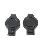 V-Twin 38-0888 Black Flip Up Gas Cap Set Non / Vented Harley Softail 96-99