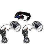 Custom Dynamics ProBeam Chrome LED Halo Fog Lamps Indian Cruiser 14-19
