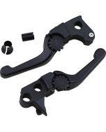 PSR 12-01657-22 Black Anthem Shorty Lever Set Pair Harley SE CVO & Trike 03-07