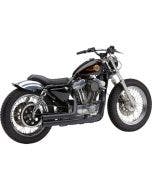 Cobra USA 6704B Black Speedster 909 2-2 Exhaust System Harley Sportster XL 07-13