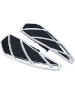 Kuryakyn 5794 Chrome Phantom Driver Floorboards Harley M8 Softail 18-Up