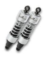Progressive 412 Series 11.5" Chrome Heavy Duty Rear Shocks Harley FLH/T 06-15