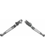 V-Factor 43084 Chrome 2 Slot Clutch & Brake Lever Set 2014-Up Harley Sportster
