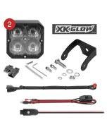 XK Glow C3 Cube Driving Lights With RGB Accent Lighting Kit XK065001-D-KIT