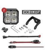 XK Glow C3 Cube Flood Lights With RGB Accent Lighting Kit XK065001-FL-KIT