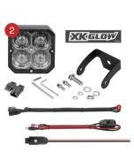 XK Glow C3 Cube Spot Lights With RGB Accent Lighting Kit XK065001-S-KIT