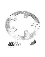 Polished Stainless Custom Enforcer Touring Front Brake 11.8 Rotor 14-22 Harley EACH