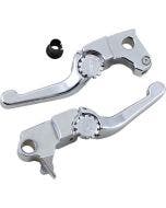 PSR 12-01657-20 Chrome Anthem Shorty Lever Set Pair Harley SE CVO & Trike 03-07