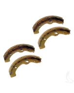 RHOX BRK-015 Brake Shoes Pads (Set of 4) for EZGO RXV & Yamaha G2-G22