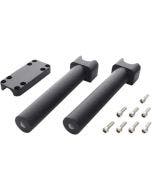Wild 1 One WO910B Satin Black 10" Savage Chubby Billet Riser 1 1/4" Bars