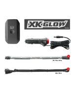 XK Glow 6pc 10" Car Interior LED Accent Light Mini Kit Smartphone App Control