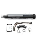 S&S 550-0829 Shadow Ghost Pipe for Sidewinder 2-1 Chrome 09-19 Harley FL Touring