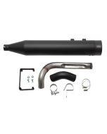 S&S 550-0830 Shadow Ghost Pipe For Sidewinder 2-1 Black 95-08 Harley FL Touring
