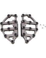 Arlen Ness 06-876 Titanium Billet Aluminum MX Floorboards Rear Harley 99-Up