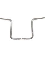 FBI Fat Baggers 1-1/2 Chrome 16" EZ Install Rounded Top Handlebar Batwing 14-20