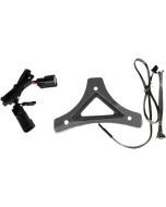 Custom Dynamics Dual Intensity Run/Brake LED Backrest Chrome Harley FLH/T 14-20