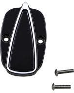 Convington Custom Black Ripper Rear Master Cylinder Lid Harley Touring 08-Up 