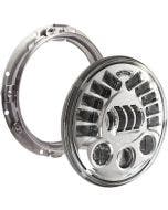 Custom Dynamics ProBeam Chrome Adaptive 2 7" Headlamp Harley FLH FLT 94-13 FXD 