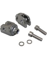 Ciro 60017 Foot Peg Mount Stainless Steel Rider Footrest Harley Softail 18-Up
