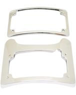 Custom Dynamics CD-TS-ELIM Chrome Turn Signal Eliminator Kit 97-19 FLH/T Touring