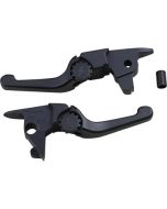 PSR 12-01663-22 Black Anthem Shorty Lever Set Pair Harley FLSS FLSTFBS 2017