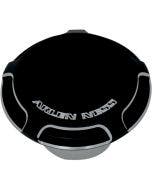 Arlen Ness Black Beveled Vented Gas Cap for Harley 96-16 Softail Dyna Sportster