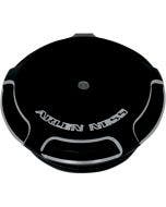 Arlen Ness Black Beveled LED Fuel Gauge Gas Cap Harley 96-16 Softail Dyna XL