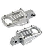 Biltwell 7005-303-04 Punisher Footpeg Passenger Polished Harley M8 Softail 18-20