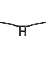 Biltwell 6258-2013 8" Tyson XL Pullback 1" Black T-Bar Slotted Harley