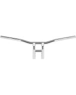 Biltwell 6258-1053 8" Tyson XL Pullback 1" Chrome T-Bar Slotted Harley