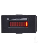 RHOX CGR-109 Horizontal Digital LED 48V Battery Charge Meter Gauge for Golf Cart