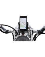 Ciro 50314 Premium Smartphone GPS Holder 1-1/4 Bar Mount Chrome Universal