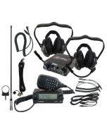 NavAtlas 2 Person Behind The Neck Communication Package Intercom Headset & Radio
