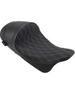Drag EZ-On Predator Forward Low Solo Seat Solar Reflective Diamond FLH/T 08-Up
