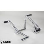 Bad Dad Chrome Forward Control Kit with Heel-Toe Shifter Softail Touring 81134-2