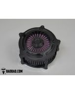 Bad Dad Black Classic Series Bolt-On Air Cleaner Harley Softail 99-17
