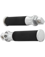 Arlen Ness Chrome Fusion Male Mount Foot Pegs for Harley or Metric