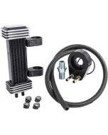Jagg 762-1000 Motorcycle Oil Cooler System Deluxe 6-Row Yamaha Bolt XV950 14-20