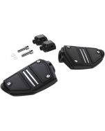 Ciro 61426 Twin Rail Footpeg Black Passenger Footrest Harley Softail 18-Up