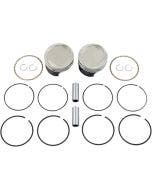 Wiseco K0210P1 Tracker Pistons +0.010 Bore Harley 96 Twin Cam 07-17