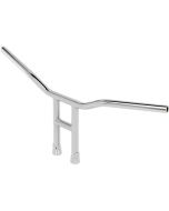 Biltwell 6222-1056 12" Tyson T-Bar Slotted Chrome 1" Handlebar Harley