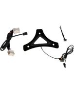 Custom Dynamics Dual Intensity Run/Brake LED Backrest Black Harley FLH/T 97-13