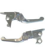 PSR 12-01656-20 Chrome Anthem Shorty Lever Set Pair Harley FLS FXSB 15-17