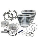 S&S Cycle 4" Sidewinder 100" Big Bore Kit '99-'06 HD® Big Twin Cam Silver | 910-0642 / 910-0596