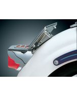 Kuryakyn 9165 Laydown Chrome Universal License Plate Tag Mount Holder