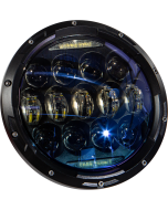 Harddrive Osram LED DRL Headlight 7" 130W 6000k White Angel Eyes Harley 94-Up