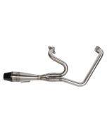 Sawicki Brushed SS 2 into 1 Shorty Exhaust System Indian Challenger 20-Up