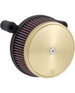 Arlen Ness 18-757 Brass Big Sucker Stage 1 Air Cleaner Harley FLT 08-16