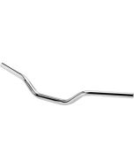 Biltwell 6308-1053 Tracker O/S Mid Slotted Chrome Handlebar Harley Metric